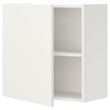 ENHET bílá nástěnná skříňka s jednou policí, minimalistický design.
