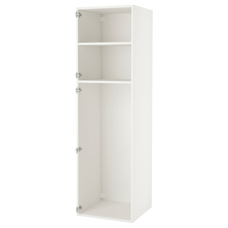 ENHET Vysoká skříň se 2 policemi, bílá, 60x210 cm
