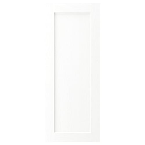 Bílá dvířka skříňky ENKÖPING, klasický styl s jemnou texturou dřeva, obdélníkový tvar.