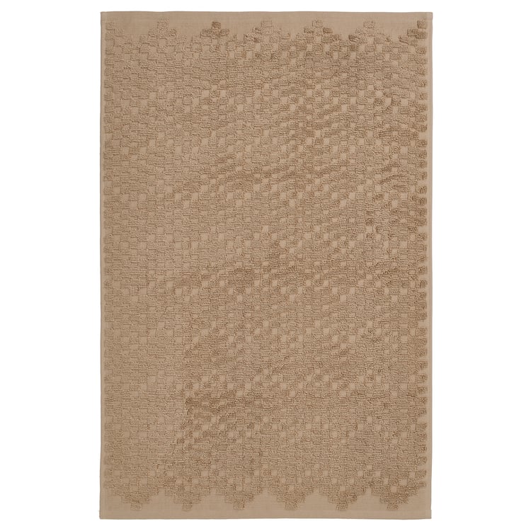 FJÄLLKATTFOT Koupelnová předložka, béžová, 50x80 cm