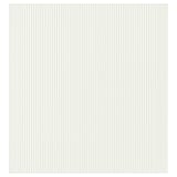 Bílé dveře FÖRVALTARE. Je obdélníkový, vyrobený z dřevovláknité desky a má svislé linie. Design je minimalistický a moderní.