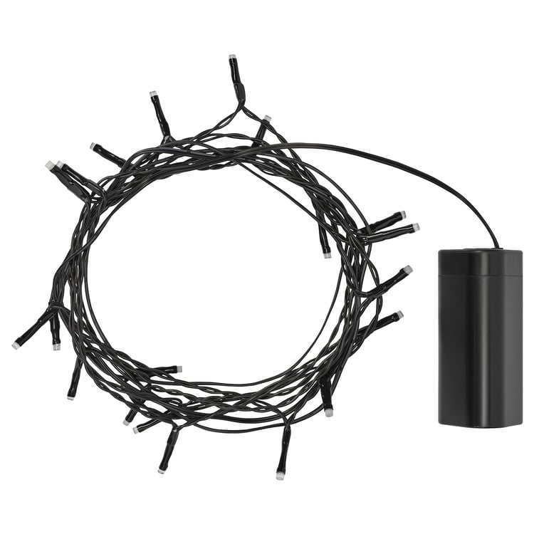 GETKÅL LED světelný řetěz, na baterie venkovní, 4.5 m