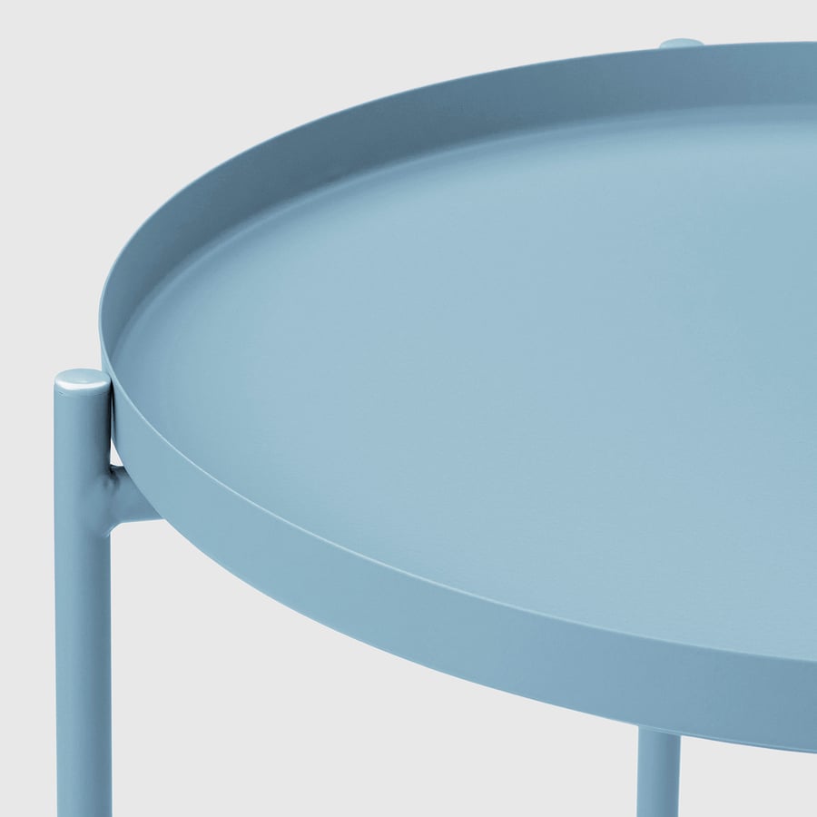 GLADOM Stolek s podnosem modrá IKEA