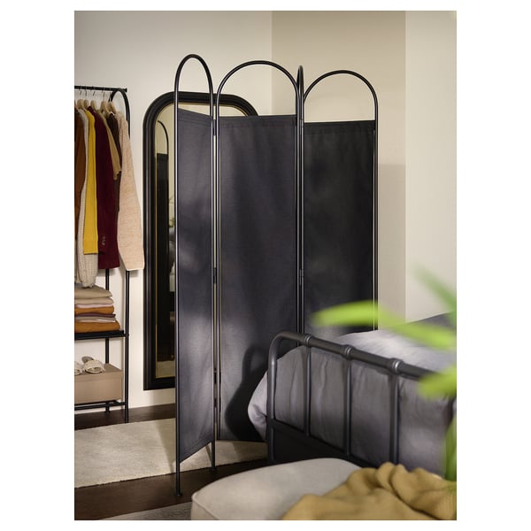 GRÅFJÄLLET Paraván, antracit, 150x175 cm