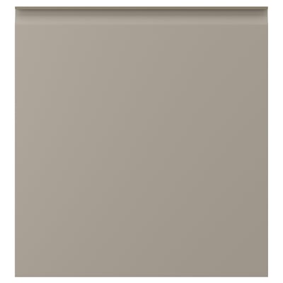 Čtvercový, béžový přední panel s elegantními okraji.