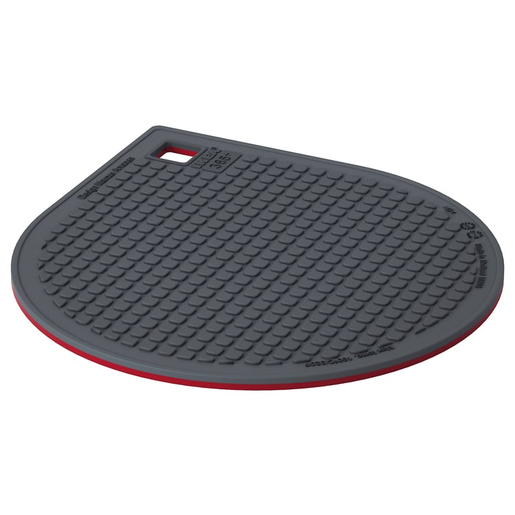 IKEA 365+ GUNSTIG Podložka pod hrnce, magnetická, červená/tmavě šedá