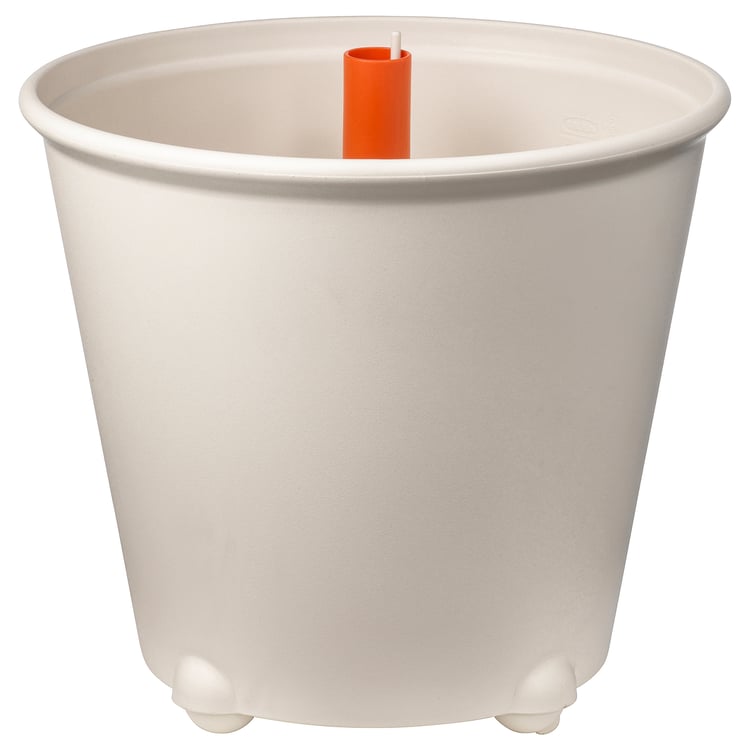 IKEA PS FEJÖ Samozavlažovací květináč, bílá, 32 cm