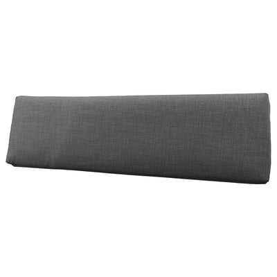 Charcoal polštář na rozkládací pohovku friheten, recyklovaný polyester, pohodlná opora