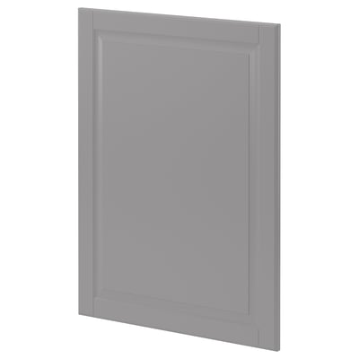 Ikea METOD šedá dvířka kuchyňské skříňky se zkosenými hranami.