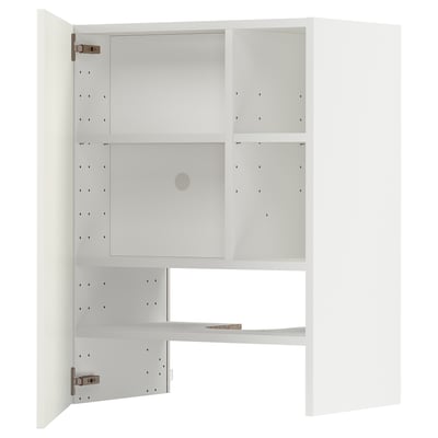 Kuchyňská skříňka METOD bílá. Má několik nastavitelných polic a moderní design.