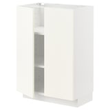 Ikea METOD bílá kuchyňská skříňka, obdélníková, minimalistický design, součást kuchyňského systému METOD.