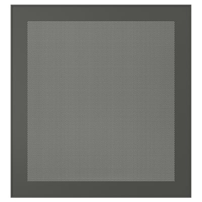 MÖRTVIKEN kovová síťovina vpředu, šedá, hranatá, elegantní design.