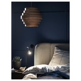 NÄVLINGE LED pracovní lampa, černá