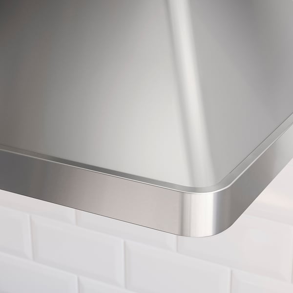 NILSBYN Nástěnná digestoř, IKEA 300 barva nerezavějící oceli, 60 cm