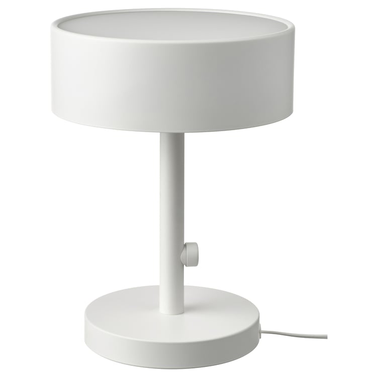 NYMÅNE Stolní lampa, bílá, 33 cm