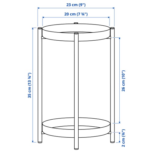 Obrázek s rozměry produktu: OLIVBLAD.