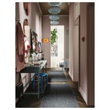 REGNSKUR / HAVSDJUP Závěsná lampa, tyrkysová/bílá, 52 cm