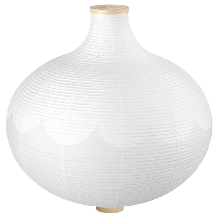 RISBYN Stínidlo závěsné lampy, tvar cibule/bílá, 57 cm