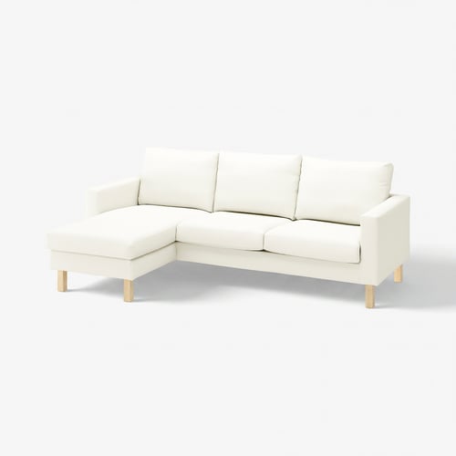 SALTSJÖBADEN Potah na 3míst. poh. s lenoškou, Blekinge bílá
