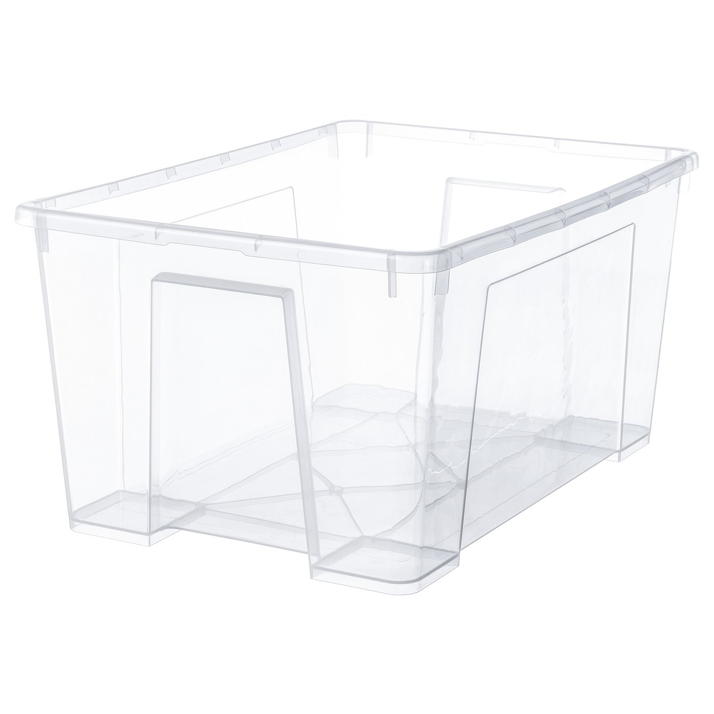 SAMLA Krabice - transparentní 56x39x28 cm/45 l