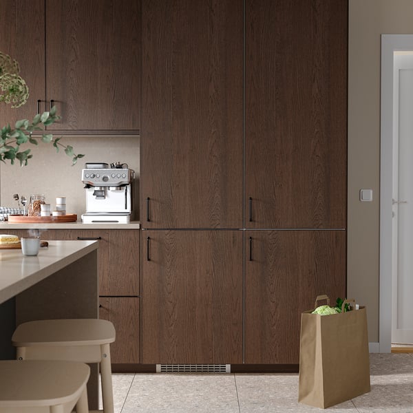 SKOGSNÄS Lednice s mrazničkou, IKEA 700 vestavné, 213/87 l