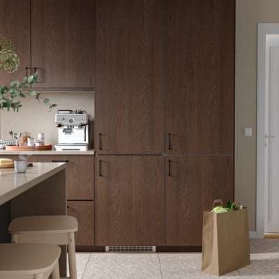 SKOGSNÄS Lednice s mrazničkou, IKEA 700 vestavné, 213/87 l