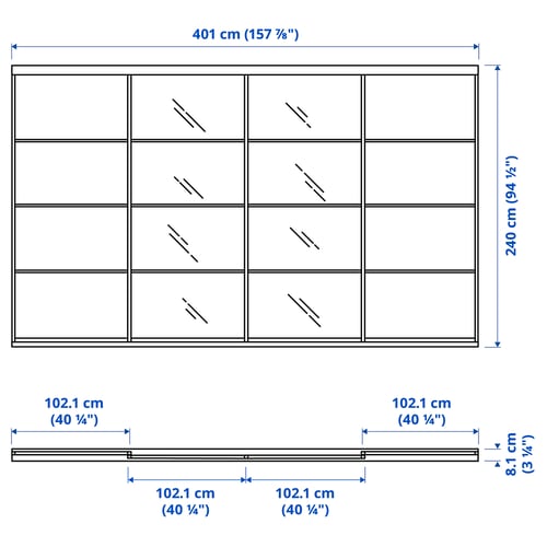 Obrázek s rozměry produktu: SKYTTA.