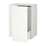 Bílá ikea SMÅSTAD výsuvná šatní skříň pro děti, minimalistický design, odolná, skladná.