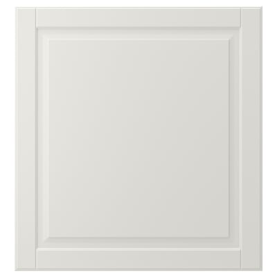 Bílá dvířka skříňky SMEVIKEN, čtvercová, klasický zkosený design, akrylová barva, dřevovláknitá deska.