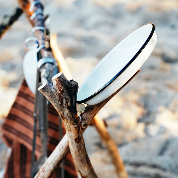 SOLUPPGÅNG Talíř, smaltovaná ocel, 20 cm