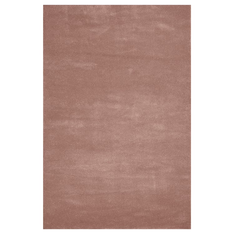 STOENSE Koberec, nízký vlas, světle růžová, 133x195 cm