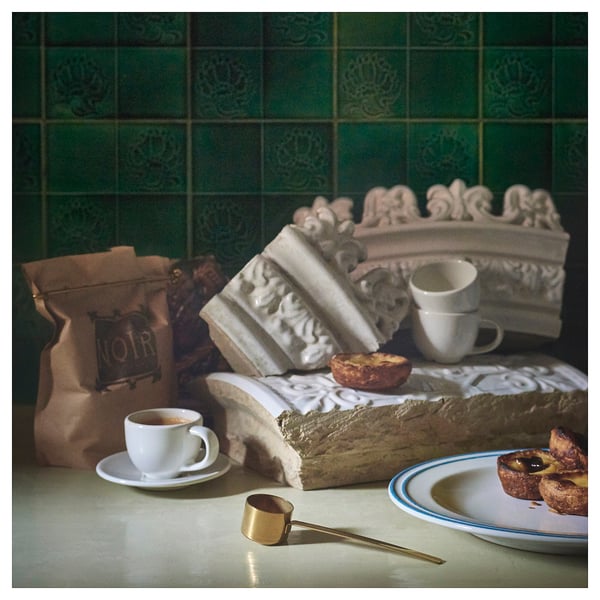 tempererad odmerka na kavu se svorkou mosaz ikea