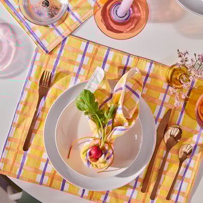 TJÄRLEK Prostírání, barevné, 35x45 cm