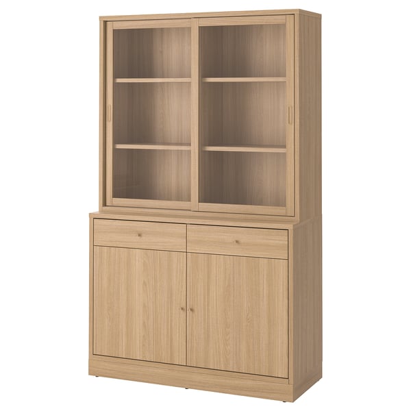 TONSTAD skříň: sklo & zásuvky, čistý design