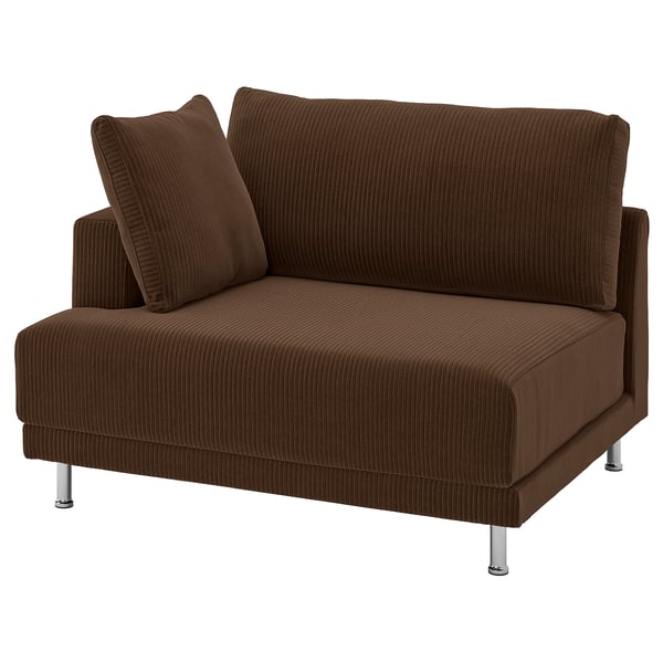 UPPÅKRA Potah na 1,5místný modul, levý, Samsala tmavě hnědá