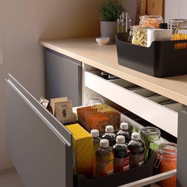 UPPDATERA Krabice, antracit, 34x24 cm