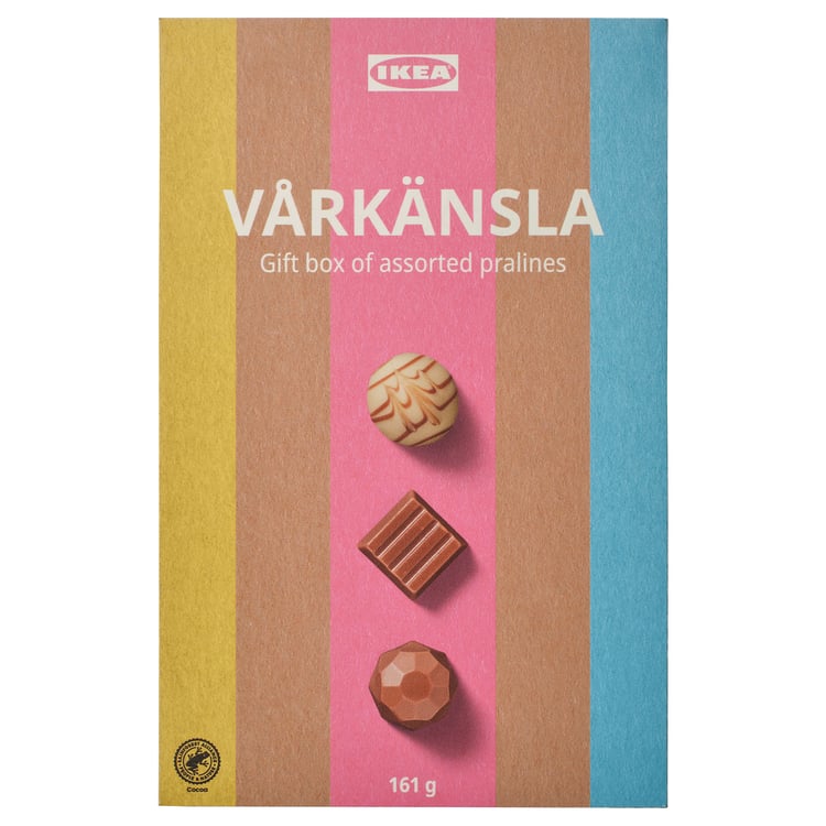 VÅRKÄNSLA Dárková krabička, různé pralinky, 161 g