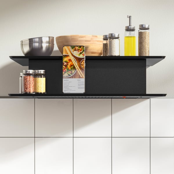 VIGGBO Nástěnná digestoř, IKEA 300 černá, 52 cm