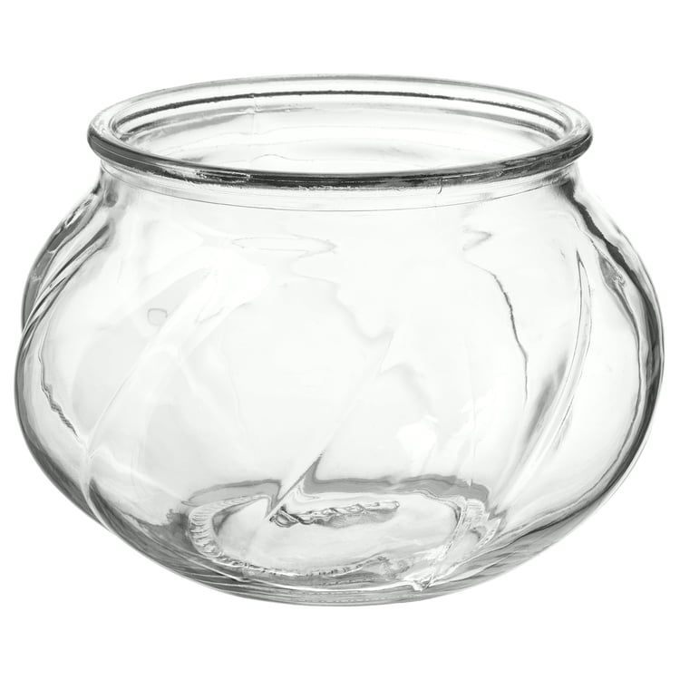 VILJESTARK Váza, čiré sklo, 8 cm
