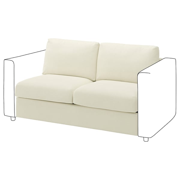 VIMLE 2místný sedací díl, Johanneshov krémová