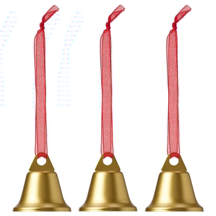 VINTERFINT Ozdoba na vánoční stromek, tvar zvonku zlatá barva