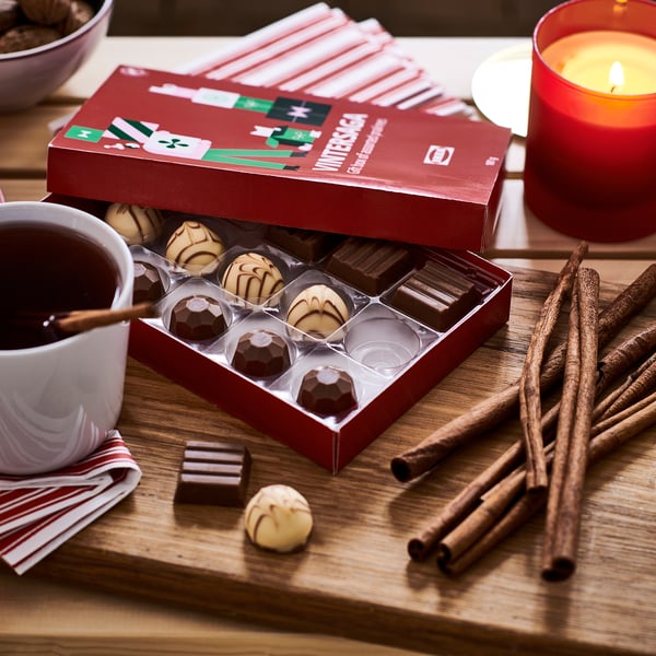 VINTERSAGA Dárková krabička, různé pralinky Certifikace Rainforest Alliance, 161 g