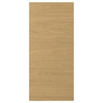 Kuchyňský panel s dubovou povrchovou úpravou VOXTORP, obdélníkový, teplý tón.