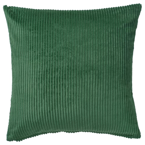 ÅSVEIG Cushion cover, dark green, 50x50 cm