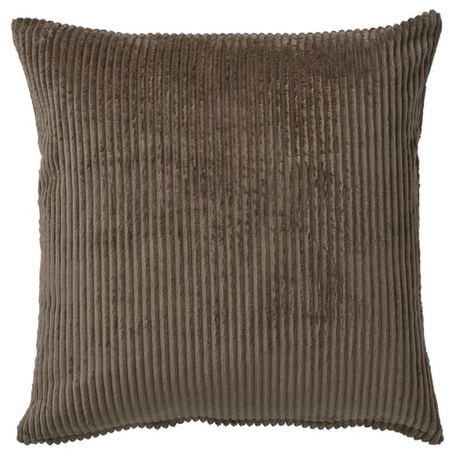ÅSVEIG Cushion cover, grey-brown, 50x50 cm