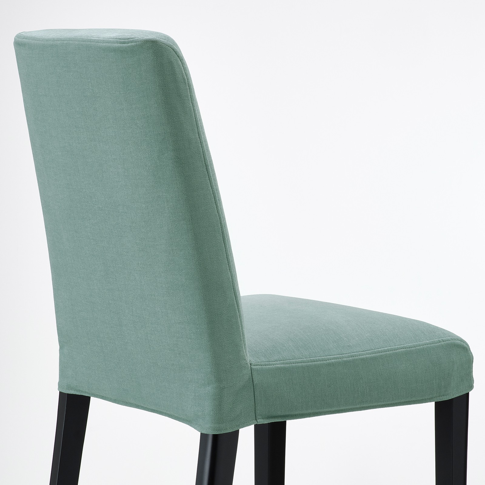 BERGMUND Chair black/Ljungen light green IKEA