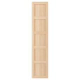 The BERGSBO door, a light brown wooden effect door with four square panels and a classic design.