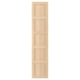 The BERGSBO door, a light brown wooden effect door with four square panels and a classic design.