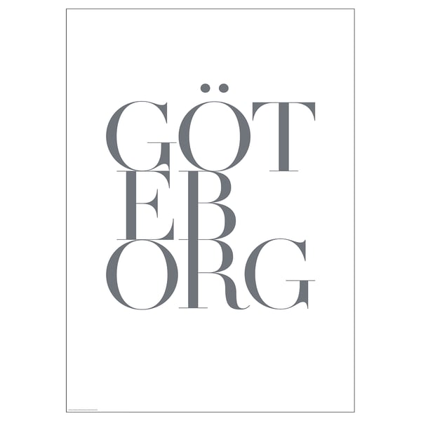 BILD poster, Gothenburg, 50x70 cm IKEA