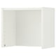 BILLY white wall shelf unit, minimalist design, sturdy particleboard, adjustable shelves.
